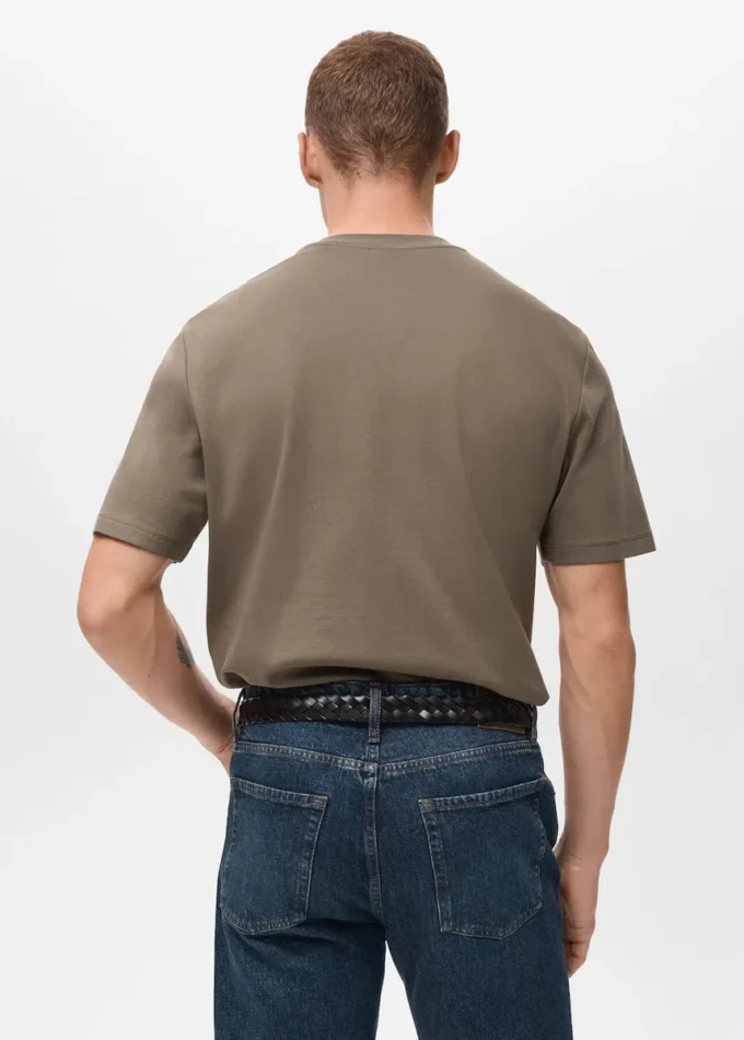 Mittelschweres T-Shirt in regulärer Passform Mittelschweres T-Shirt in regulärer Passform