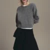 Mittelstark gestrickter Pullover