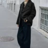 Mittlere Leibhöhe, gewaschene Barrel-Jeans