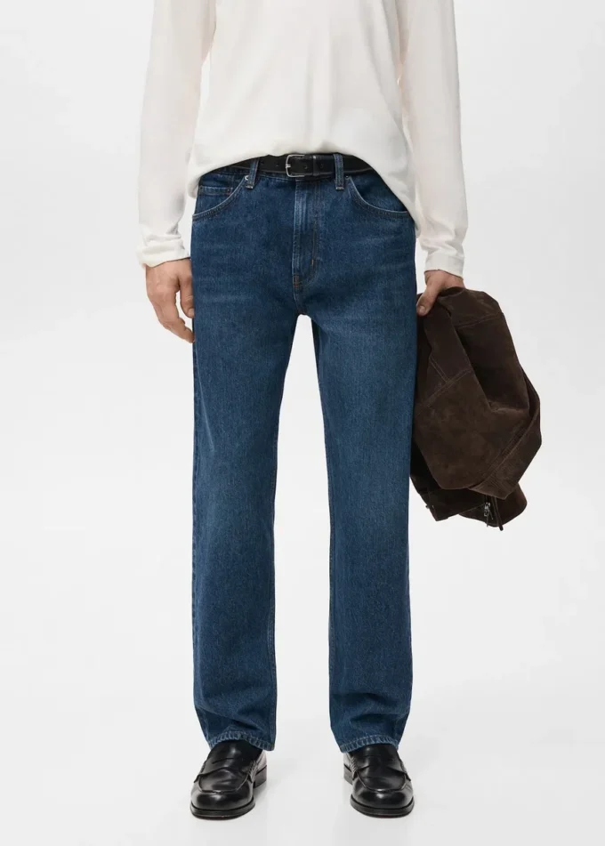 Moby Straight-Fit-Jeans in dunkler Waschung Moby Straight-Fit-Jeans in dunkler Waschung