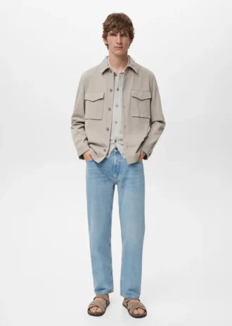 Moby Straight Fit Jeans in heller Waschung