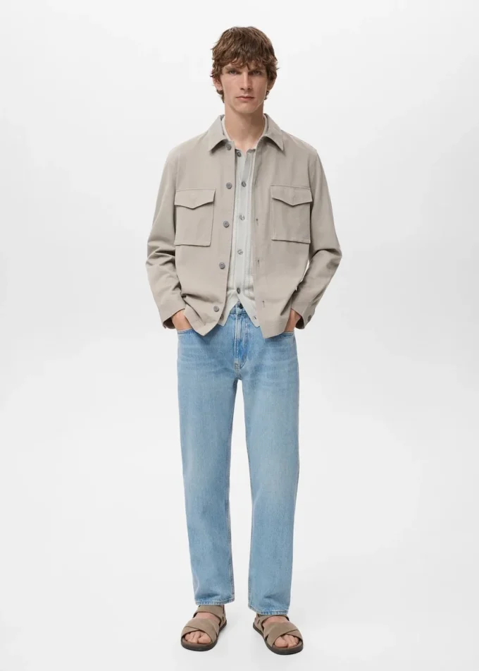 Moby Straight Fit Jeans in heller Waschung