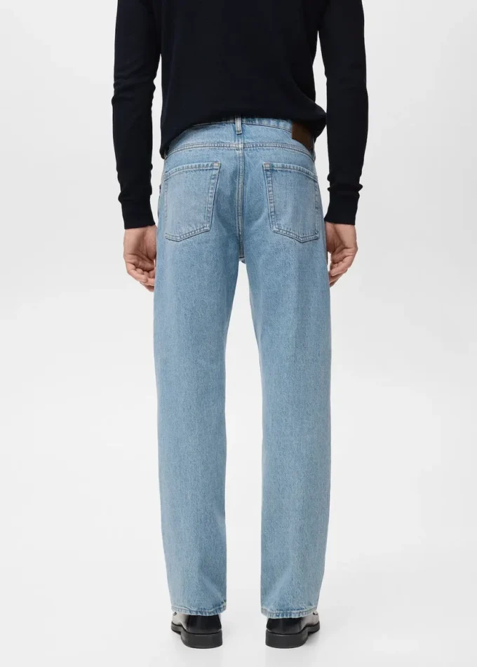 Moby Straight Fit Jeans in heller Waschung