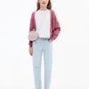 Mom-Fit-Jeans mit dekorativen Rissen Mom-Fit-Jeans mit dekorativen Rissen