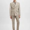 Monaco Zweireihiger Slim-Fit-Anzugblazer Monaco Zweireihiger Slim-Fit-Anzugblazer