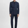 Monaco Zweireihiger Slim-Fit-Anzugblazer Monaco Zweireihiger Slim-Fit-Anzugblazer