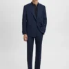 Monaco Zweireihiger Slim-Fit-Anzugblazer