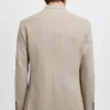 Monaco Zweireihiger Slim-Fit-Anzugblazer Monaco Zweireihiger Slim-Fit-Anzugblazer