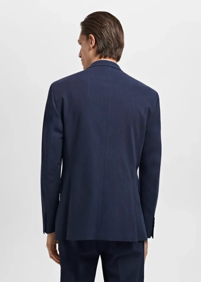 Monaco Zweireihiger Slim-Fit-Anzugblazer Monaco Zweireihiger Slim-Fit-Anzugblazer