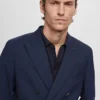 Monaco Zweireihiger Slim-Fit-Anzugblazer