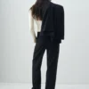 Nadelstreifen-Anzughose