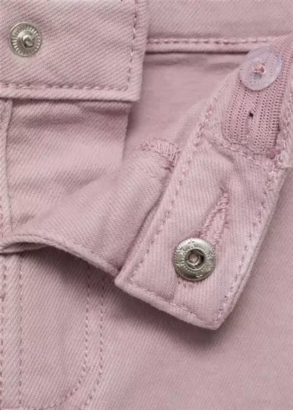 Nahtlose Jeans mit ausgefranstem Saum