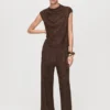 Oberteil mit Jacquard-Blumenmuster Oberteil mit Jacquard-Blumenmuster