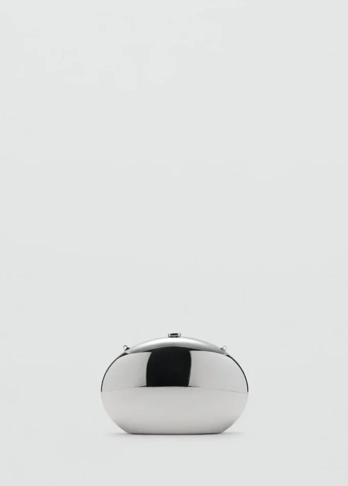Ovale Clutch-Tasche