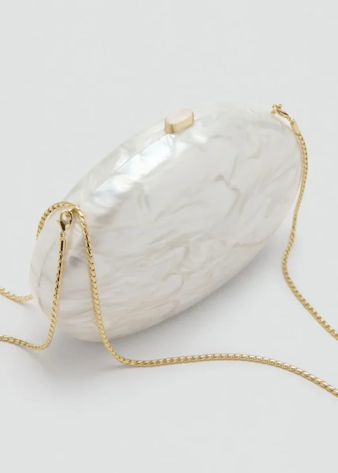Ovale Clutch-Tasche Ovale Clutch-Tasche