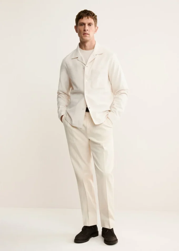 Overshirt aus 100 % Baumwolle mit Taschen Overshirt aus 100 % Baumwolle mit Taschen