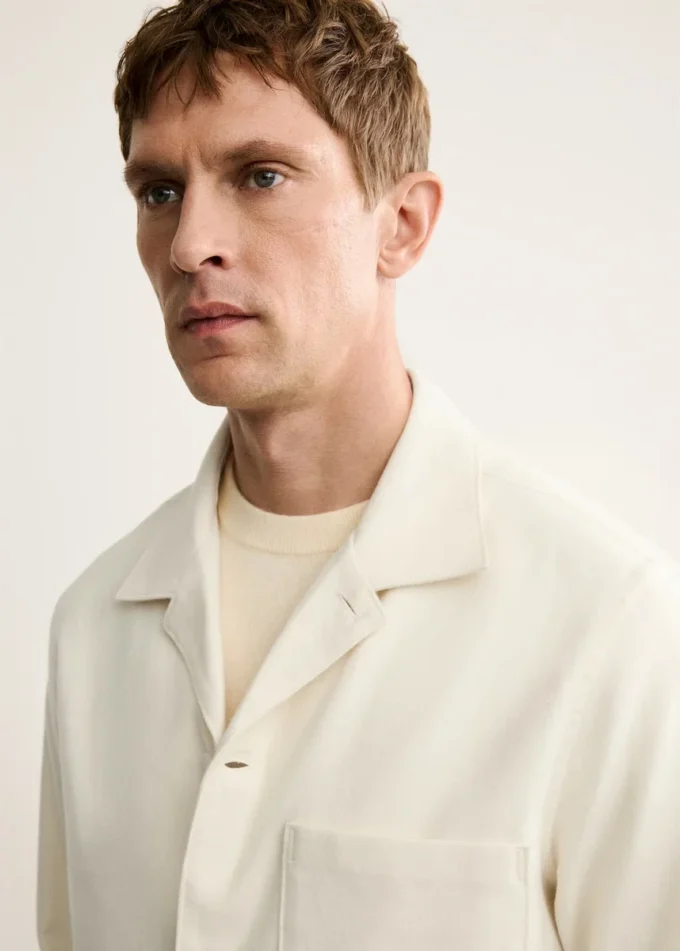 Overshirt aus 100 % Baumwolle mit Taschen Overshirt aus 100 % Baumwolle mit Taschen