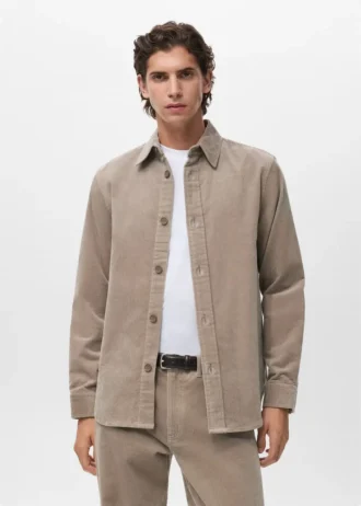 Overshirt aus Baumwollcord Overshirt aus Baumwollcord