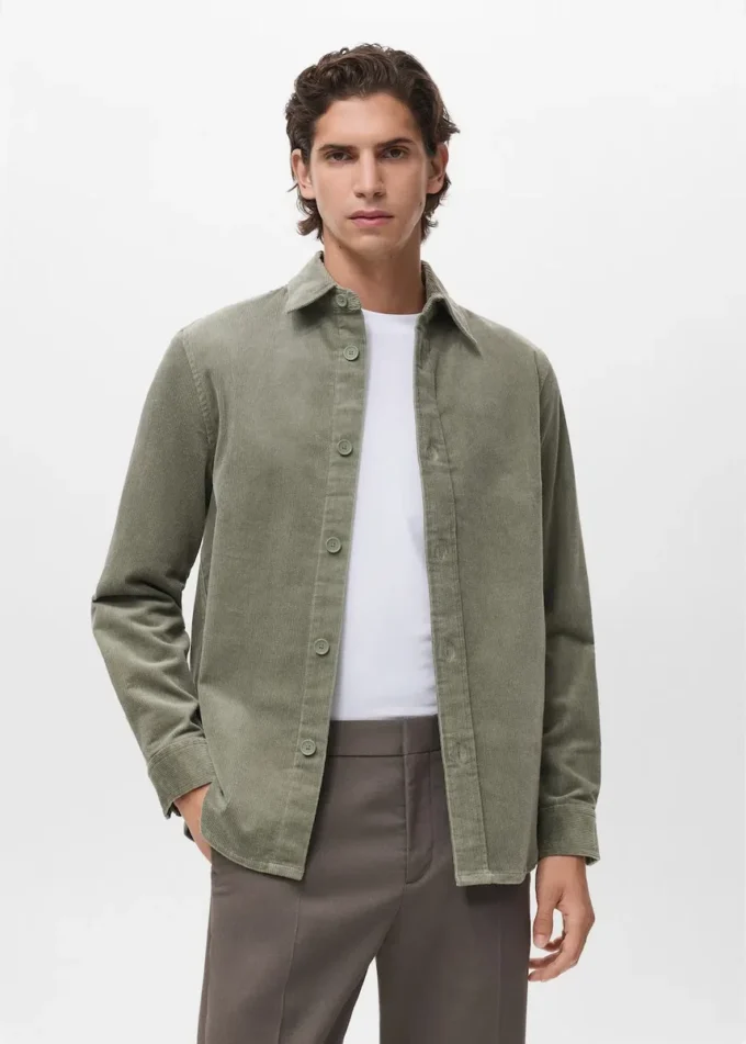 Overshirt aus Baumwollcord Overshirt aus Baumwollcord