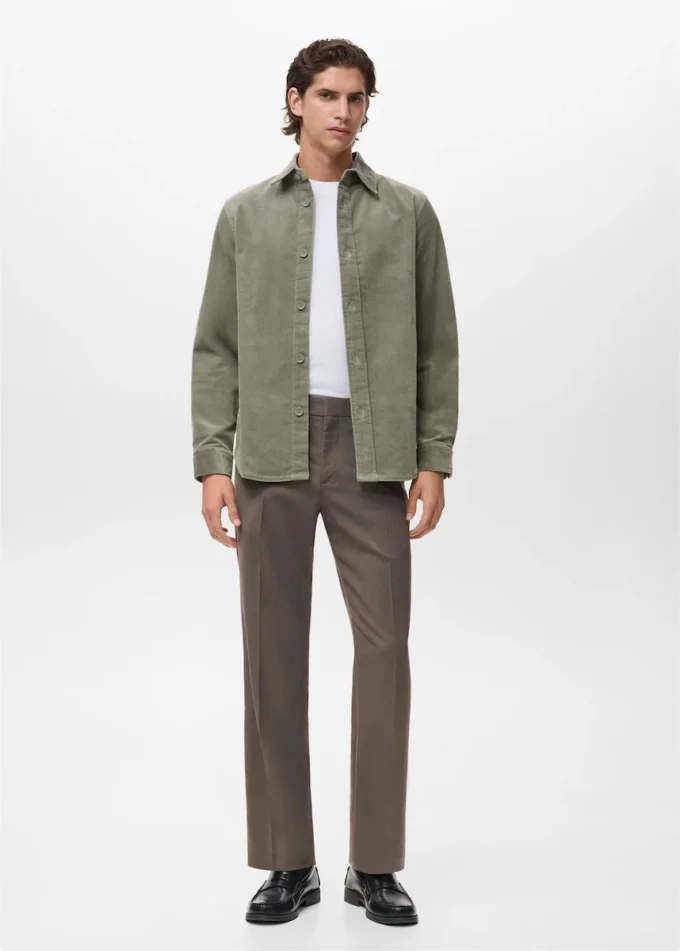 Overshirt aus Baumwollcord Overshirt aus Baumwollcord