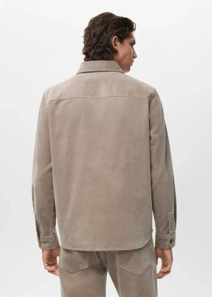 Overshirt aus Baumwollcord Overshirt aus Baumwollcord