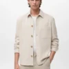 Overshirt aus Flanell mit regulärer Passform Overshirt aus Flanell mit regulärer Passform