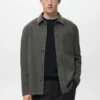 Overshirt aus Flanell mit regulärer Passform Overshirt aus Flanell mit regulärer Passform
