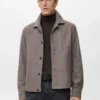 Overshirt aus Flanell mit regulärer Passform Overshirt aus Flanell mit regulärer Passform