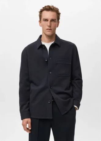 Overshirt aus Flanell mit regulärer Passform