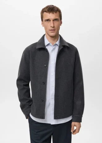 Overshirt aus Flanell mit regulärer Passform Overshirt aus Flanell mit regulärer Passform