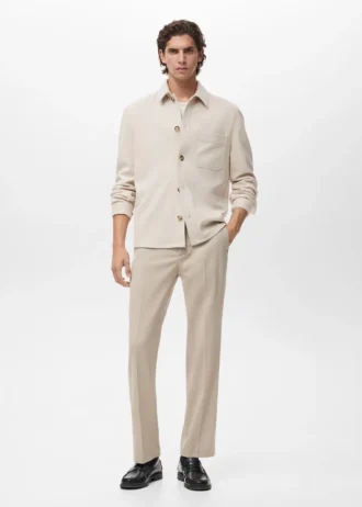Overshirt aus Flanell mit regulärer Passform Overshirt aus Flanell mit regulärer Passform