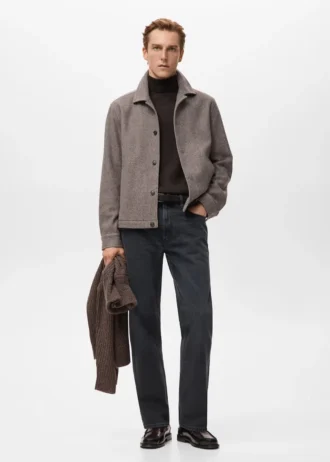 Overshirt aus Flanell mit regulärer Passform Overshirt aus Flanell mit regulärer Passform