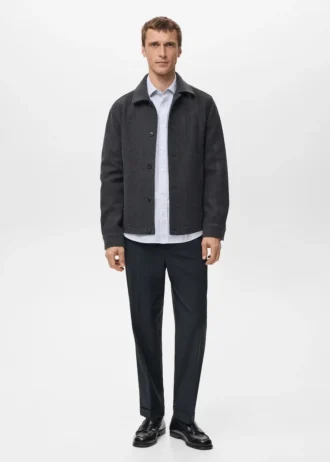 Overshirt aus Flanell mit regulärer Passform Overshirt aus Flanell mit regulärer Passform