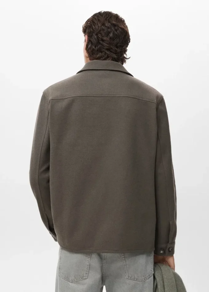 Overshirt aus Flanell mit regulärer Passform Overshirt aus Flanell mit regulärer Passform