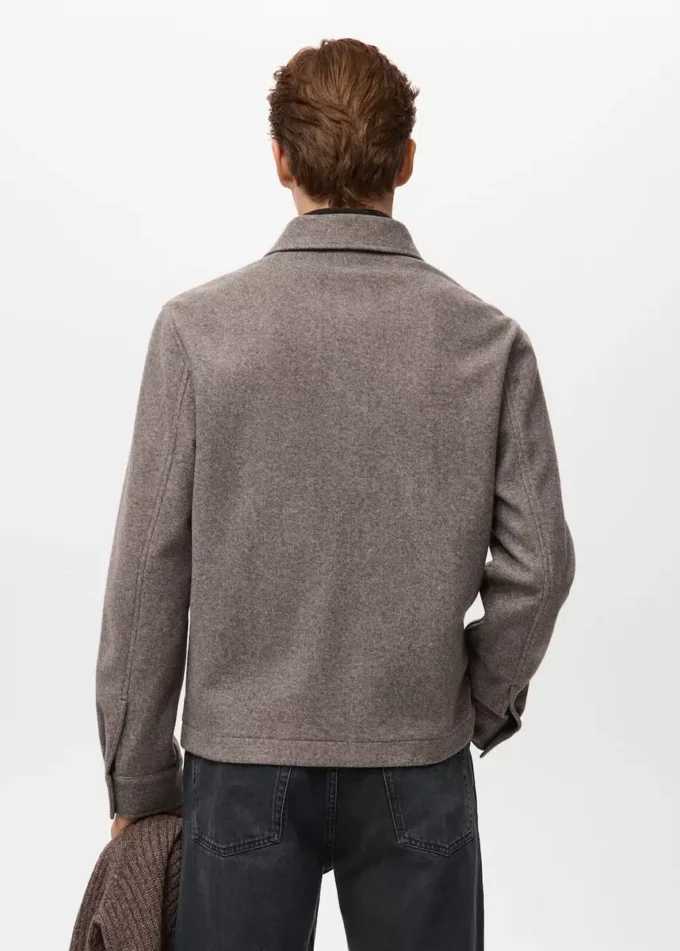 Overshirt aus Flanell mit regulärer Passform Overshirt aus Flanell mit regulärer Passform