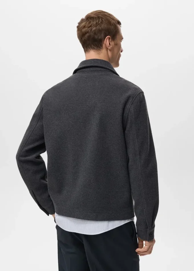 Overshirt aus Flanell mit regulärer Passform Overshirt aus Flanell mit regulärer Passform