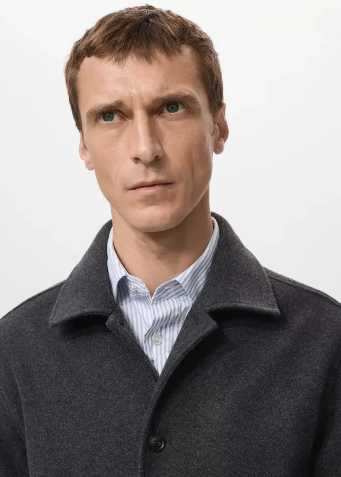 Overshirt aus Flanell mit regulärer Passform Overshirt aus Flanell mit regulärer Passform