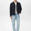 Overshirt aus Kunstwildleder Overshirt aus Kunstwildleder