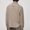 Overshirt aus Wollmischflanell Overshirt aus Wollmischflanell