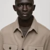 Overshirt aus Wollmischflanell Overshirt aus Wollmischflanell