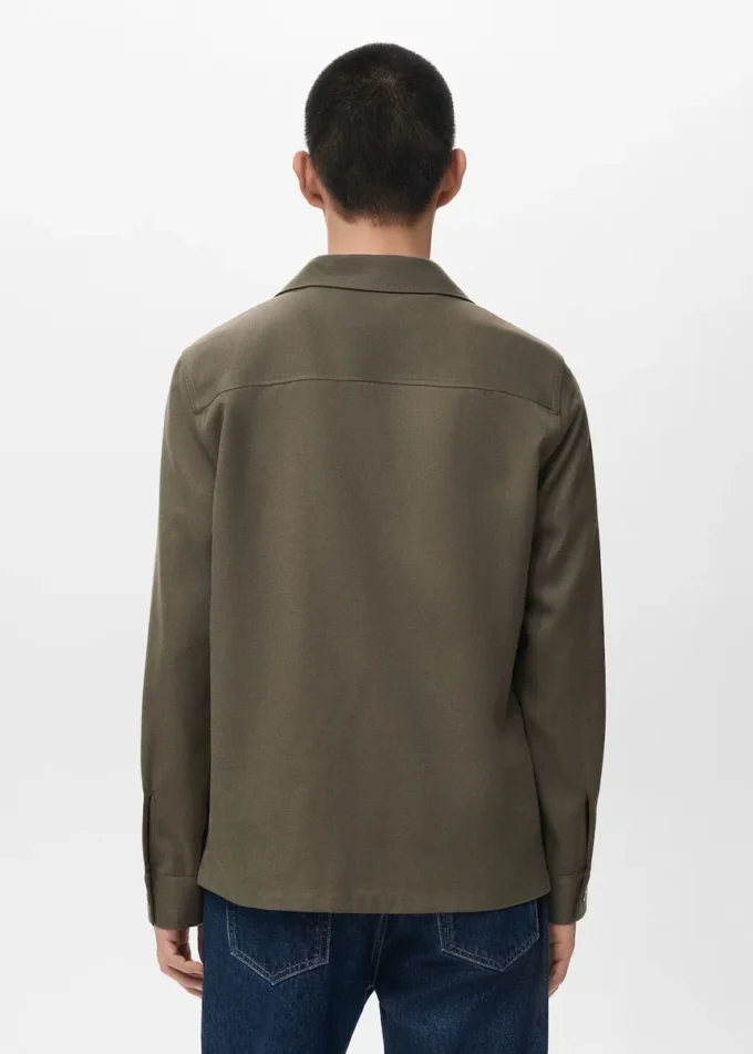 Overshirt mit Tasche und regulärer Passform