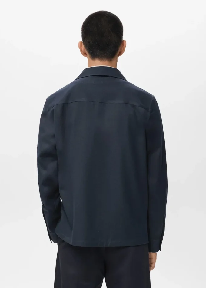Overshirt mit Tasche und regulärer Passform