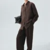 Oversize-Hemd aus 100 % Seide Oversize-Hemd aus 100 % Seide