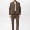 Oversize-Hemd aus Baumwollcord mit Taschen Oversize-Hemd aus Baumwollcord mit Taschen