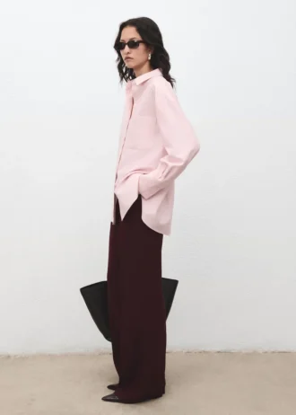Oversize-Hemd mit Tasche