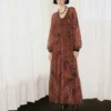 Oversize-Kleid mit Paisley-Print Oversize-Kleid mit Paisley-Print