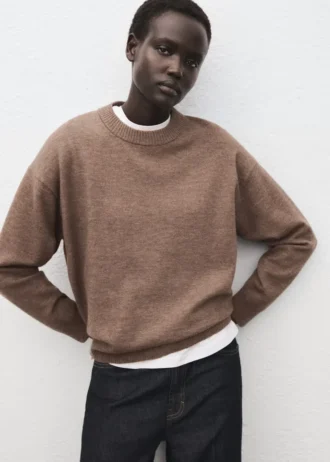 Oversize-Pullover mit gerippten Bündchen
