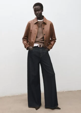 Oversize-Pullover mit gerippten Bündchen