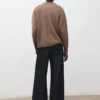 Oversize-Pullover mit gerippten Bündchen