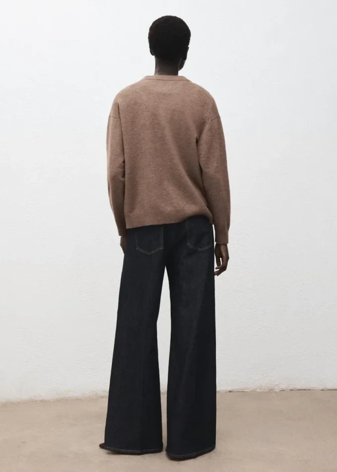 Oversize-Pullover mit gerippten Bündchen